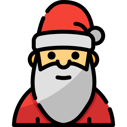 papá noel icono gratis