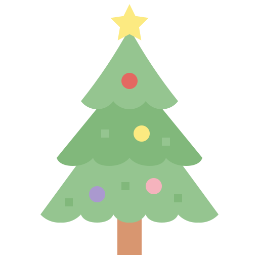 Icono De Rbol De Navidad Generic Flat