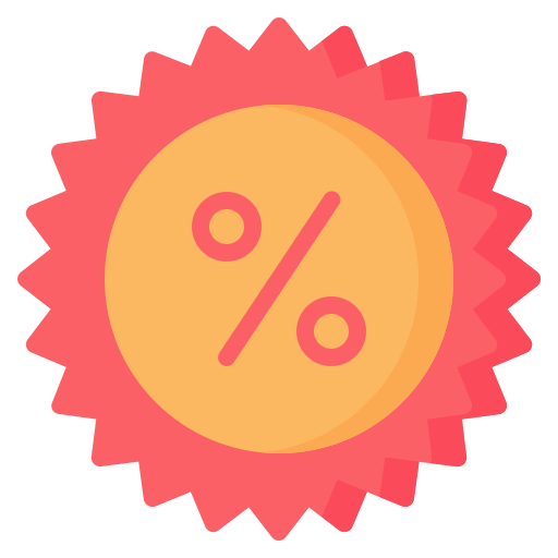 remise Icône gratuit