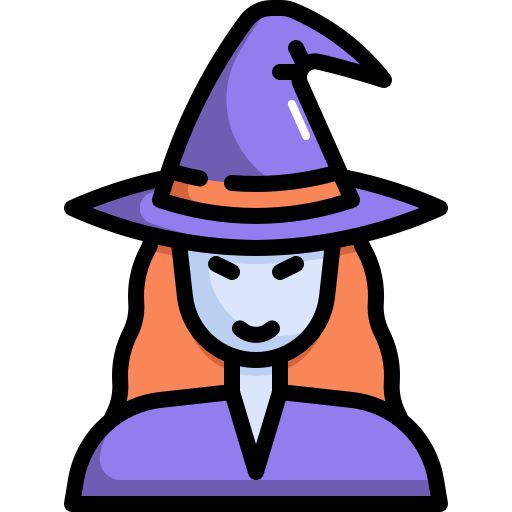 Witch Generic Outline Color icon