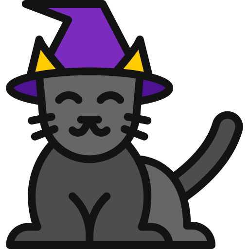 Black cat, cat, halloween icon - Download on Iconfinder