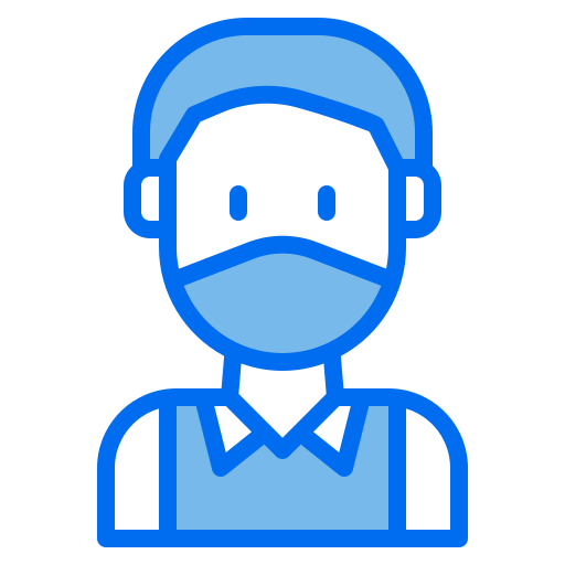 Man Payungkead Blue icon