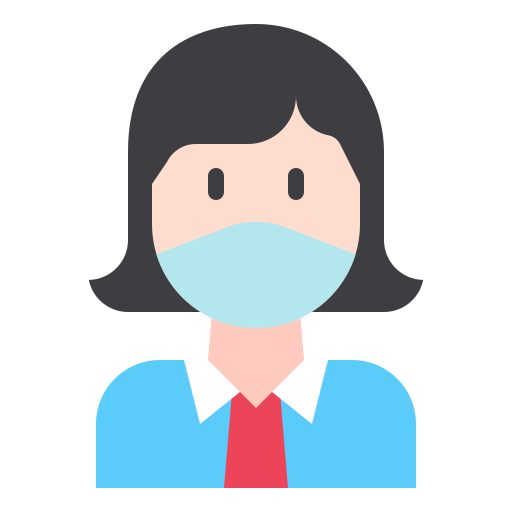 Woman Payungkead Flat icon