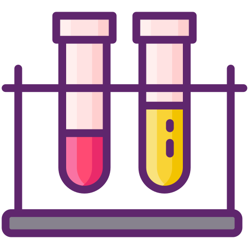 Test tube Flaticons Lineal Color icon