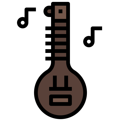 sitar icono gratis