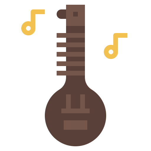 sitar icono gratis