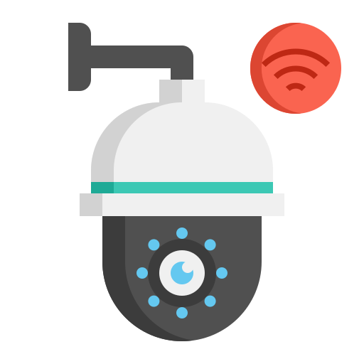 circuito cerrado de televisión icono gratis