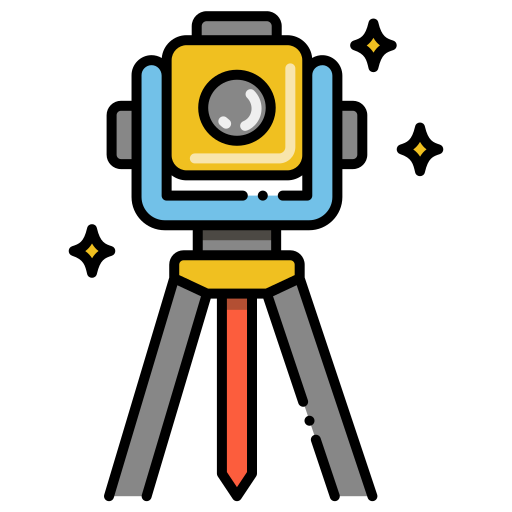 Gyrotheodolite Flaticons Lineal Color Icon