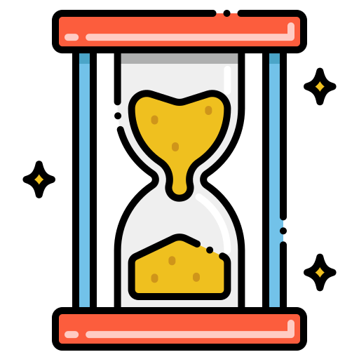 reloj de arena icono gratis