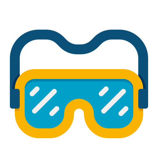 Safety goggles free icon Safety goggles free icon