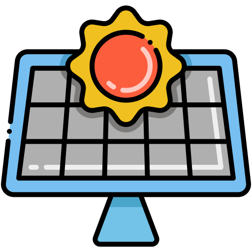 panel solar icono gratis