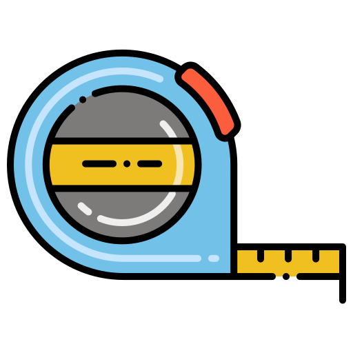 Tape measure icon Flaticons Lineal Color