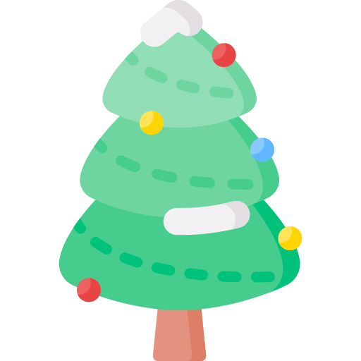 árbol de navidad icono gratis