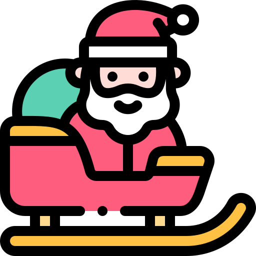 Santa claus Detailed Rounded Lineal color icon