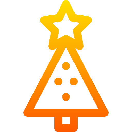 árbol de navidad icono gratis