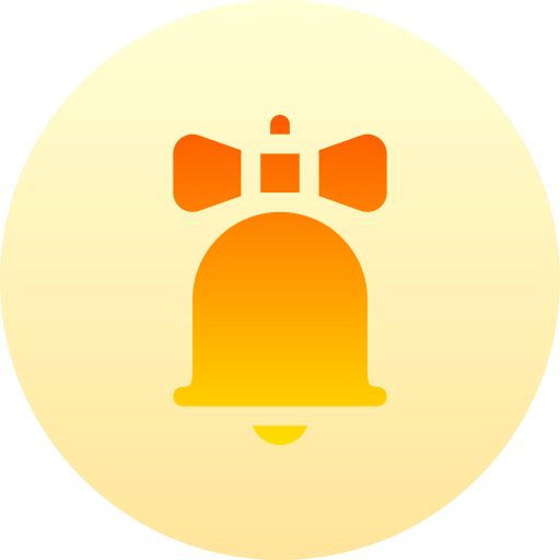 campana de navidad icono gratis