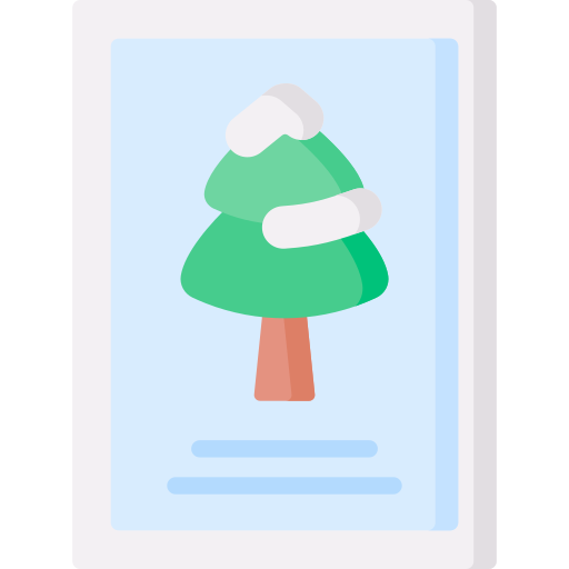 carte de noël Icône gratuit