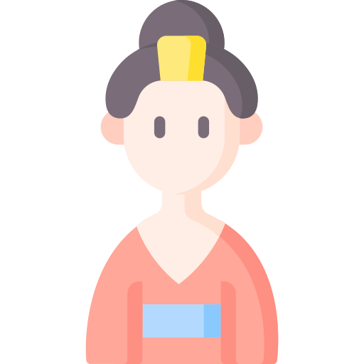 geisha icono gratis