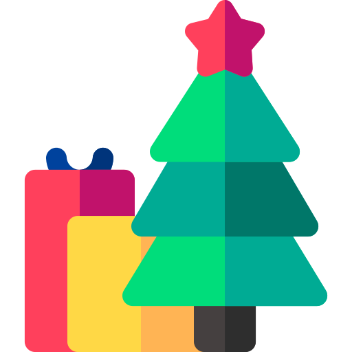 árbol de navidad icono gratis