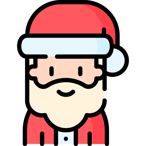 papá noel icono gratis