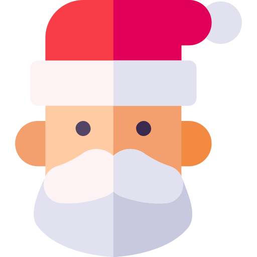 papá noel icono gratis