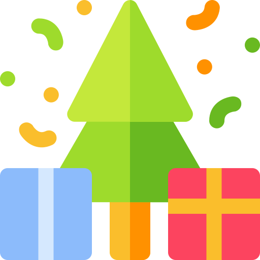 árbol de navidad icono gratis