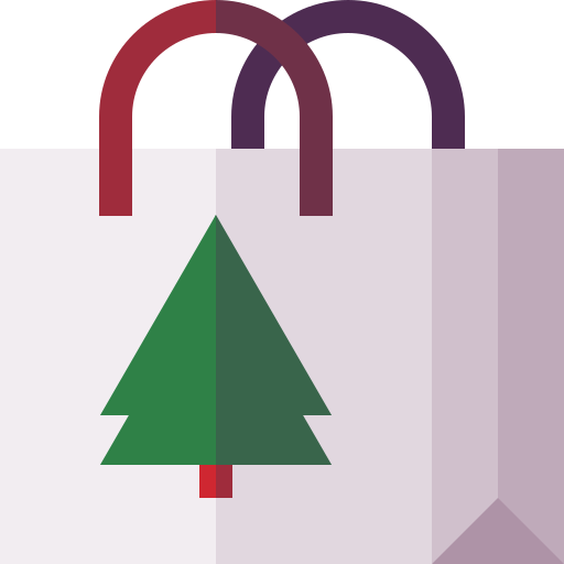 regalo de navidad icono gratis