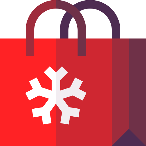 regalo de navidad icono gratis