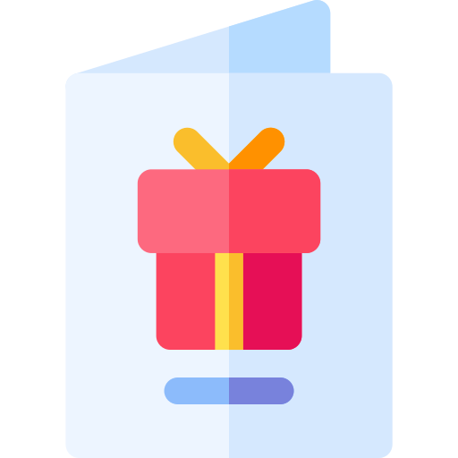 tarjeta de regalo icono gratis