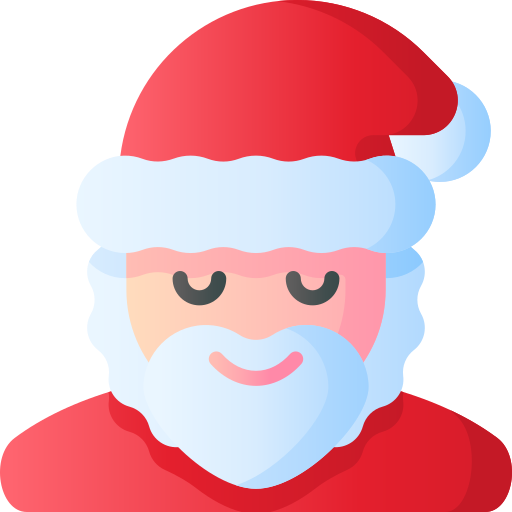 papá noel icono gratis