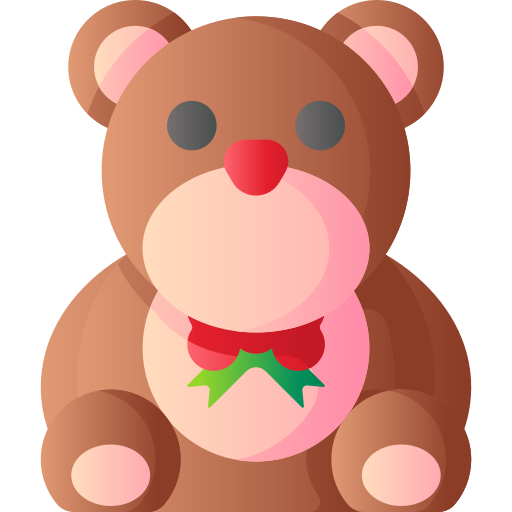 oso de peluche icono gratis