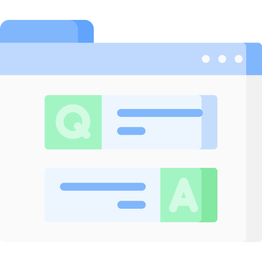 preguntas más frecuentes icono gratis