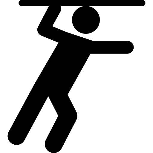 Individual pentatlon male silhouette - Free sports icons