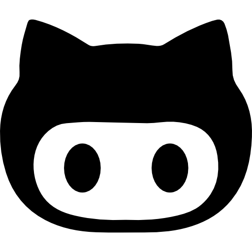 Github logo face  free icon