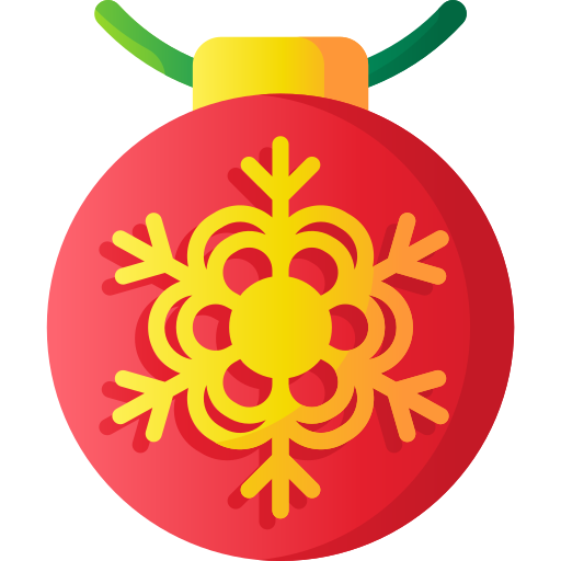 Christmas ball 3D Basic Gradient icon