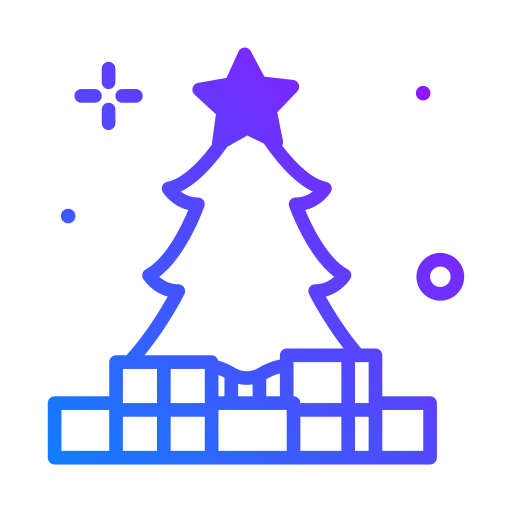 árbol de navidad icono gratis