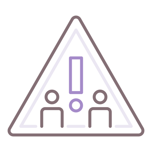 distanciamiento social icono gratis