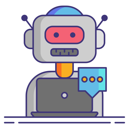 Chatbot Flaticons Lineal Color icon