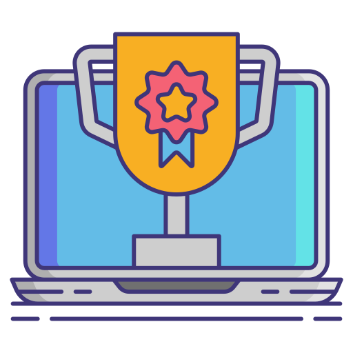 Trophy Flaticons Lineal Color icon