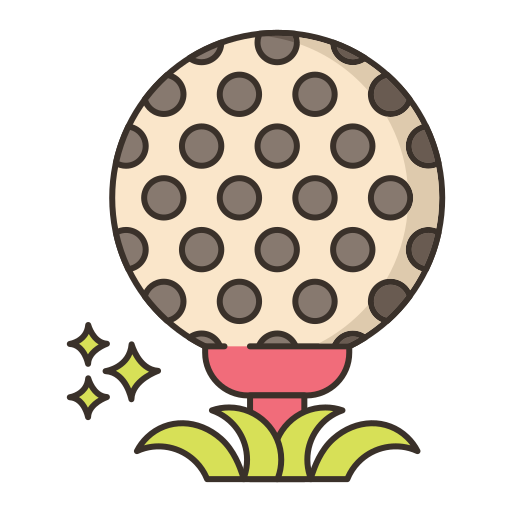 Golf ball free icon