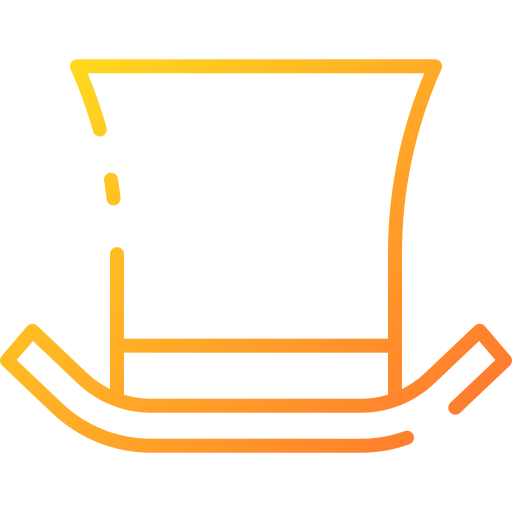 Top hat free icon