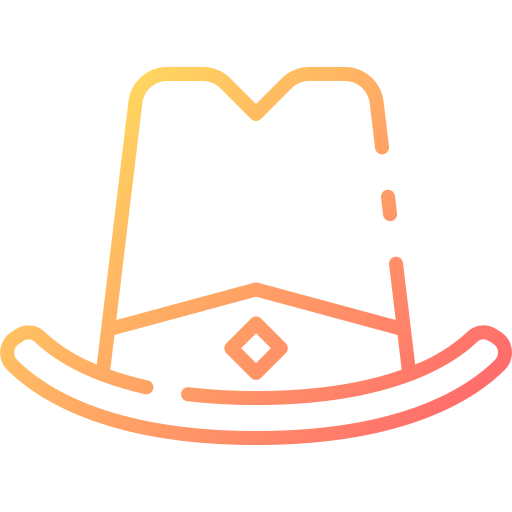 sombrero de vaquero icono gratis