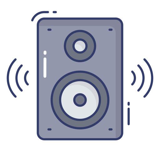 altavoz icono gratis