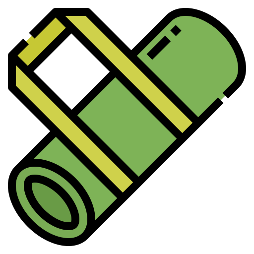 estera de yoga icono gratis