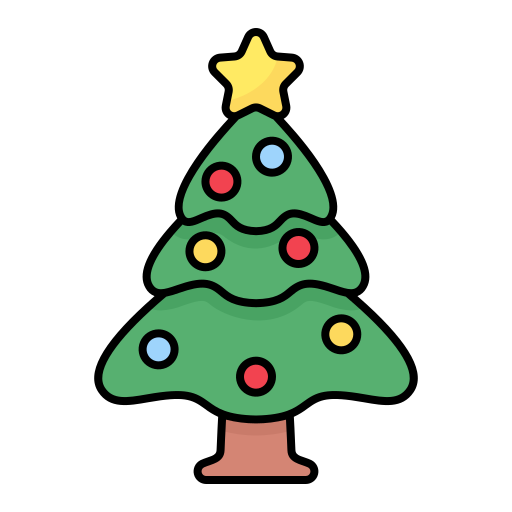 árbol de navidad icono gratis