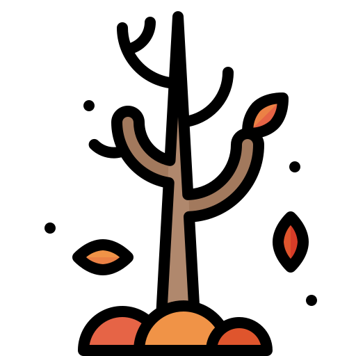 arbol de otoño icono gratis