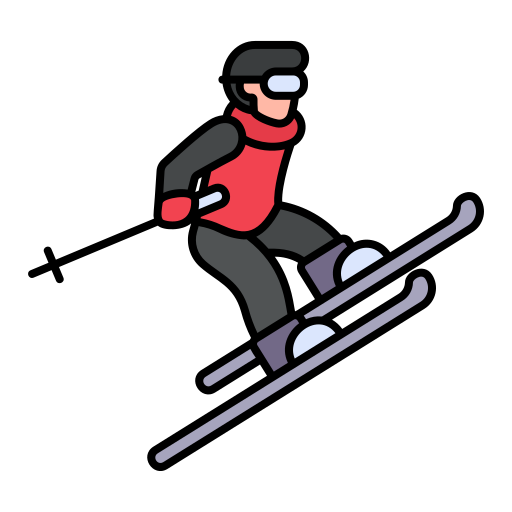 Skiing - Free people icons
