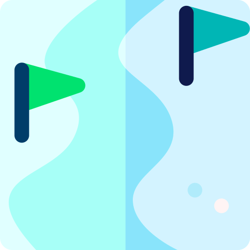 slalom icono gratis