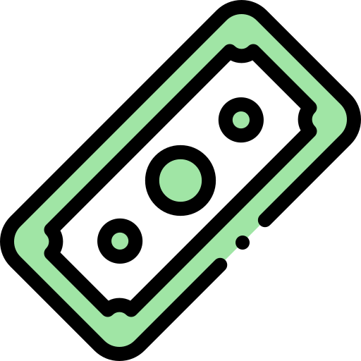 en espèces Icône gratuit