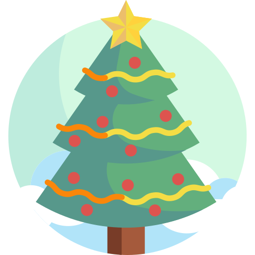 árbol de navidad icono gratis